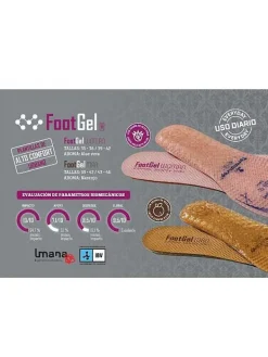 El Rayo Plantillas^Footgel Plant-Mj - Plantilla Mujer-Aloe Vera