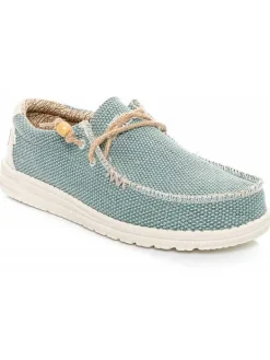 Hombre El Rayo Zapatilla Lona^Heydude® Hd40003 - Wally Braided