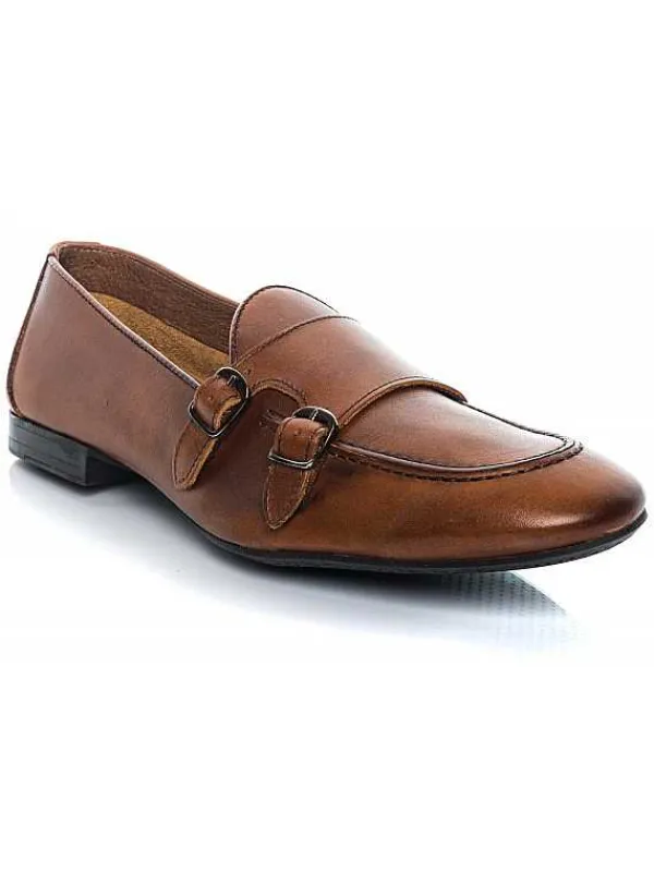 Hombre El Rayo Mocasines Y Drivers^Sergio Serrano 4917-M - Mocasin Doble Hebilla